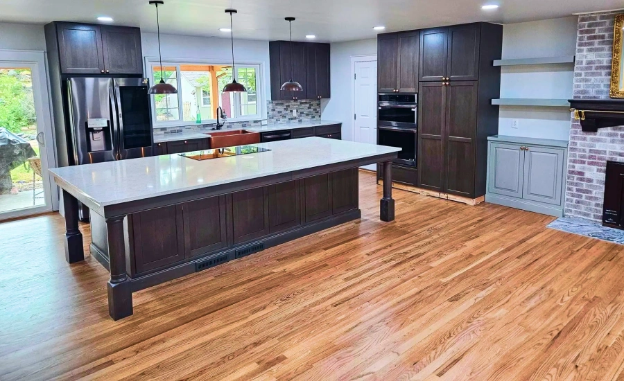 Flooring & Backsplash project